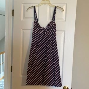 American Eagle Spaghetti Strap Stripe Dress